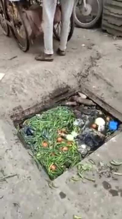 Washing your vegetables