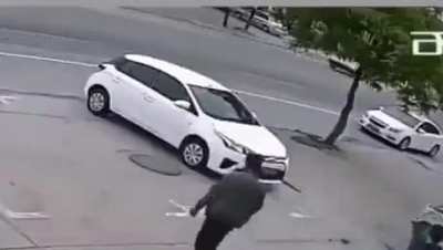 When you pee on the wrong wheel