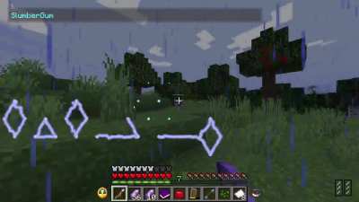 A Battle of Wits! Me and my friend spent all night learning how to use this mod in our multiplayer world and it ended in this.