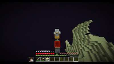 I made a simple flying machine that moves you 1 block forward each click.