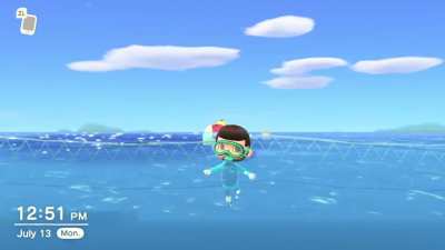 Please enjoy this video of Pascal calmly swimming by while 