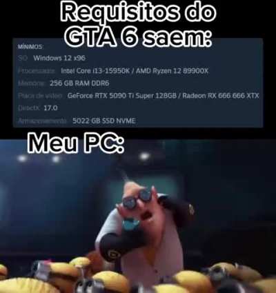 Meu amigo falando que vai rodar no Pc dele