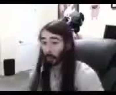 He's pulling his cock out