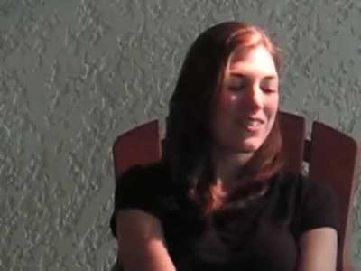 another view of the talking girl