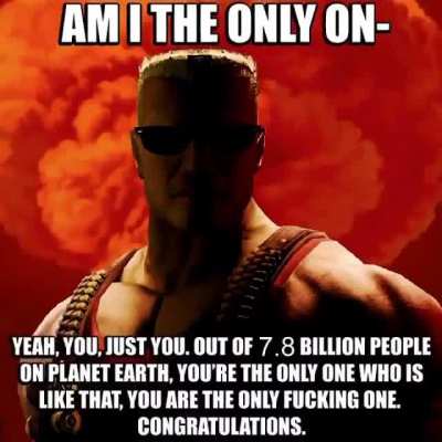 am i the only one