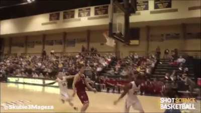 Blocking a shot