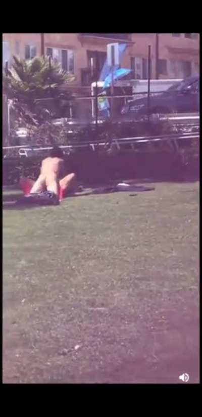 Probably not the best place to be doing that...