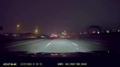 Street race wreck