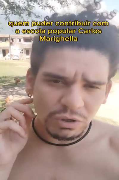 Ocupação Carlos Marighella, em Santa Catarina, oferece aulas de educação ambiental e direito para população. Breve reforço escolar.