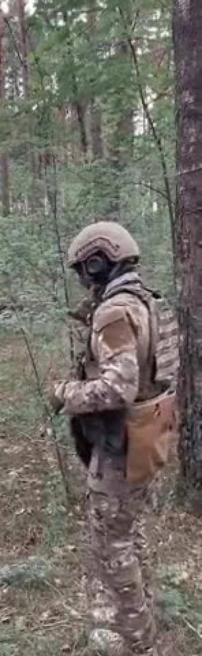 Wagner mercenaries chilling somewhere in the forest