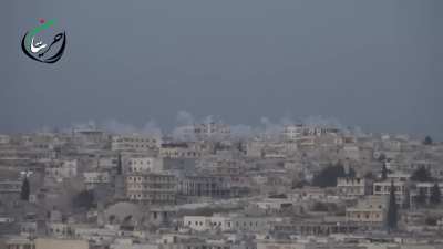 Russian cluster strike on Opposition controlled Haritan, Aleppo Governate - 2016