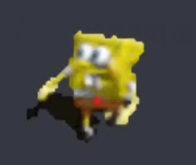spongebob vibing'