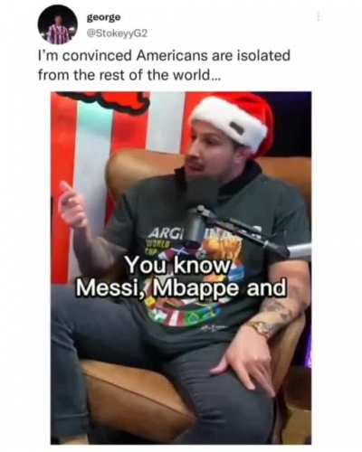 And their team jersey is made up of the colors of 🇺🇸🇺🇸🇺🇸 so they're technically American