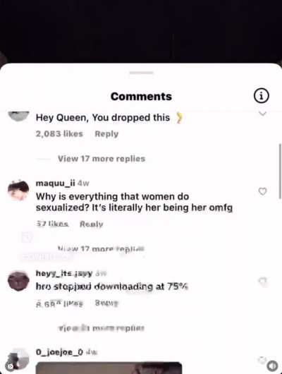It’s always the comment section….