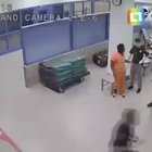 Inmate Randomly Punhes Cop