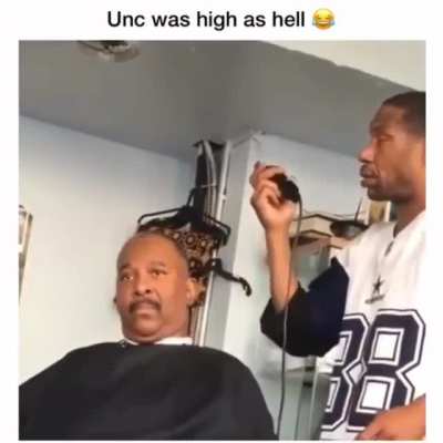 just cutting hair off some fenty 😂🤣