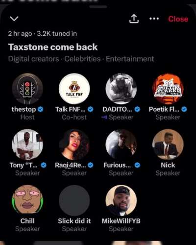 TAXSTONE and Flakko beefin 🤣…the whole spaces was clownin Flakko soon as he hung up 