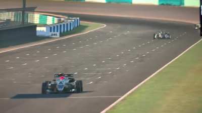 When you gotta go for that checkered flag but your wheels are going separate ways (w/ sound)