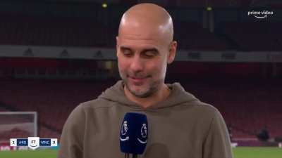 Pep on what frustrated him in the first half: 