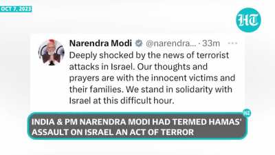 India's Anti-Israel Stand At UN Amid Gaza War; Votes Against Israeli Settlements In Palestine