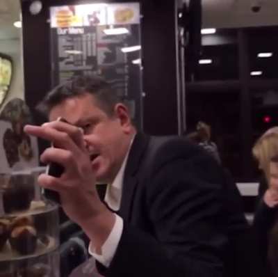 Customer gets angry as store charged him, but gave no food…