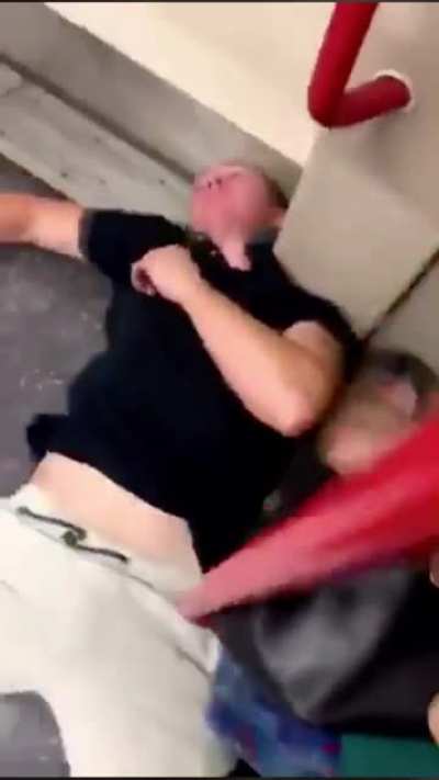 Racist knocked out