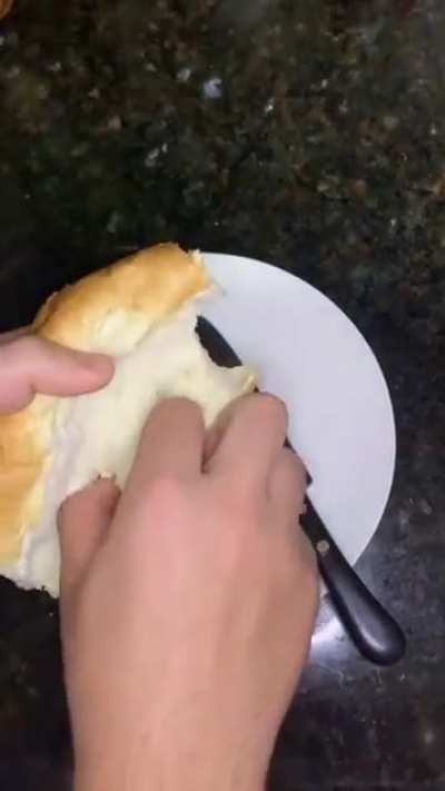 This sandwich is flying