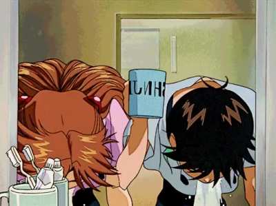 Mimicking someone is also another form of showing affection…. 
