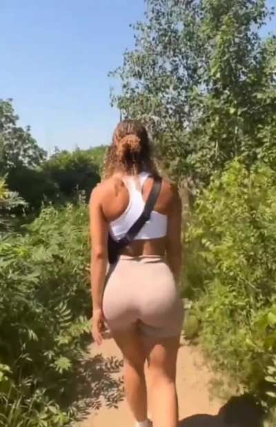 Lexie walking