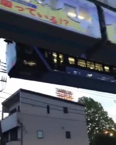 This suspension railway system in Japan