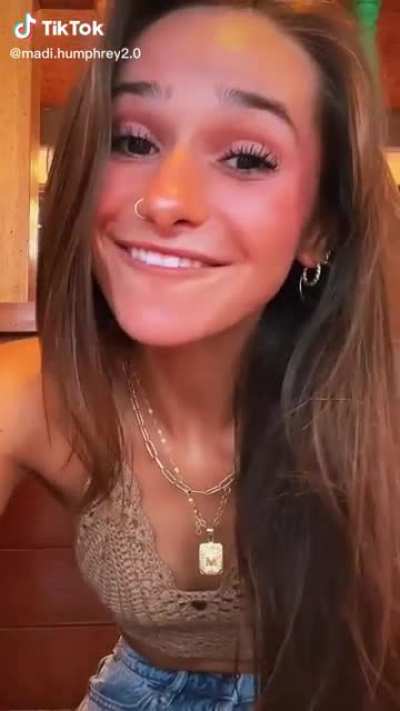 I can see her nips