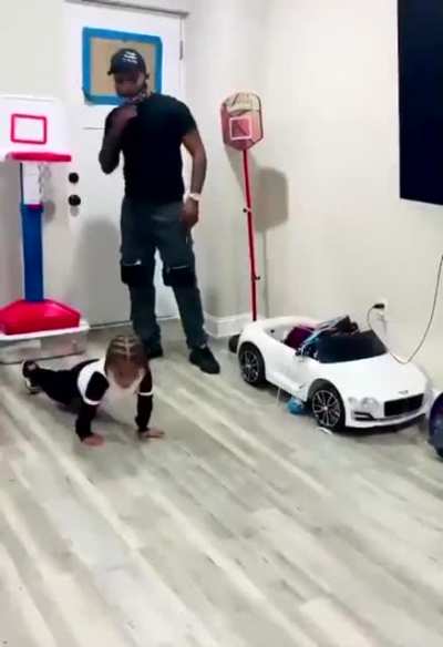 Dad was not expecting his son to do this!!!