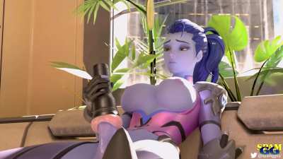 Widowmaker doesn't need Tracer, just a pocket pussy (Artist: Spamgg) [Overwatch]