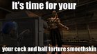 You balls. Hand theme over