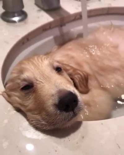 Warm & relaxing bath at home.