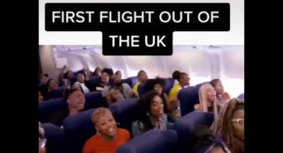First Flight from the UK
