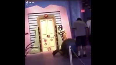 Mike Wazoski falls and fucking died