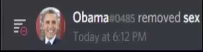 Barack Obama, Former America president, Remover of sex