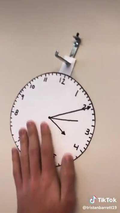 They stole the clock