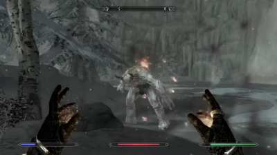 The dramatic death of this frost giant