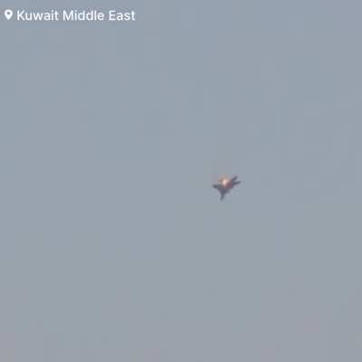 A U.S. F-15 fighter jet has just crashed in Kuwait.