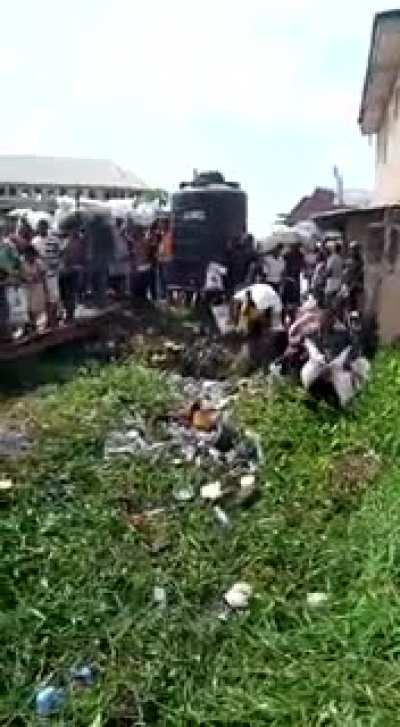 Heartache continues. Warehouses filled with Covid-19 relief food packages discovered in Lagos, 6 months past their distribution date.