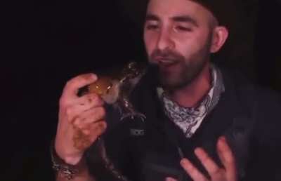Freaky ass frog