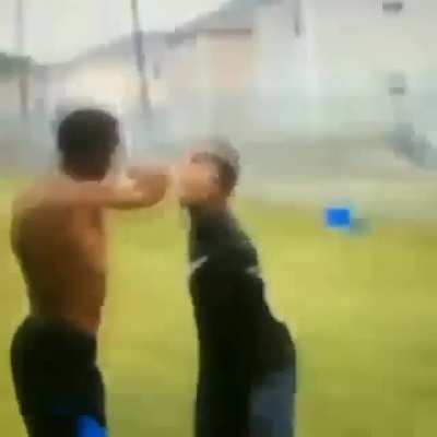 Who won? It's the dude without the shirt for me