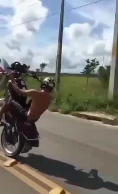 More wheelie shenanigans.