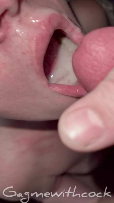 You cum, I swallow.