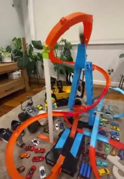 Built a Hot Wheels loop