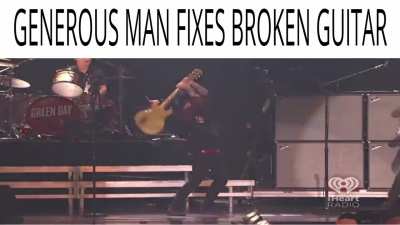 SAVIOUR: Generous Man Fixes Damaged Guitar