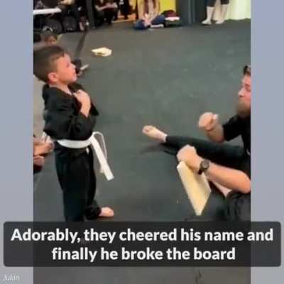 Not one of his friends laughed That support and encouragement got him there
