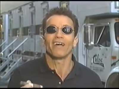 POV: Arnold Schwarzenegger makes fun of you